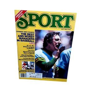 Sport Magazine July 1992 Billy Martin Oakland Athletics Dallas Cowboys Wimbledon